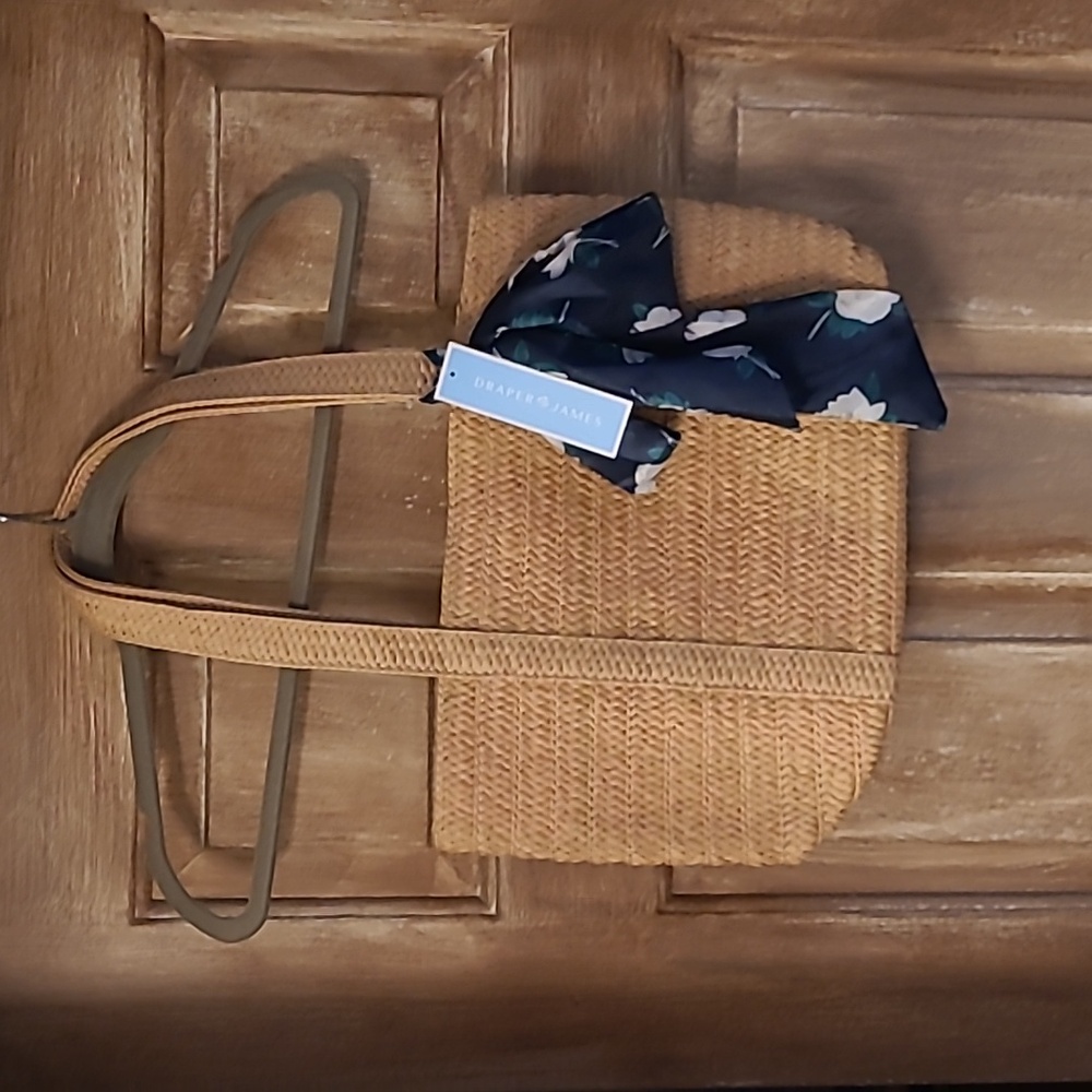 Draper James Everday Straw Handbag